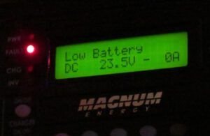 9 low battery (Winter Thaw.)