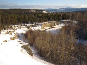 3 river from Nth bluff (Snowed In Again.)