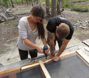 4b screen door (More Volunteer Work.)