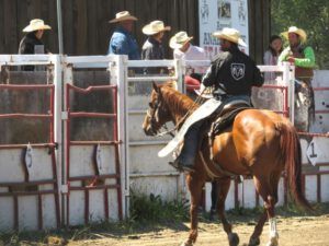 3 getting ready jpg (Anahim Lake Stampede 2015)