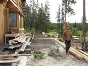 4 ripping old deck apart (My New Deck)