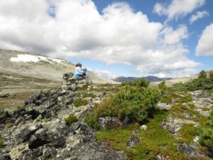 6 1 karen at mm lookout (Nuk Tessli – The North Ridge Meadows)