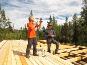 11 final pose on deck (Bits And Pieces at Ginty Creek.)