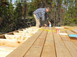 2 finishing deck (More Bits and Pieces at Ginty Creek.)