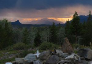 21 thundery evening (More Bits and Pieces at Ginty Creek.)