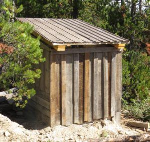4 outhouse 1 (More Bits and Pieces at Ginty Creek.)