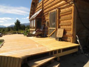 7a house deck done (More Bits and Pieces at Ginty Creek.)