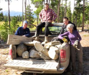 12 collecting rocks (Nehemiah Aftermath.)