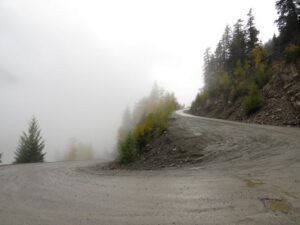 26 up the hill 2 hairpin (Bear Viewing on the Bella Coola River)