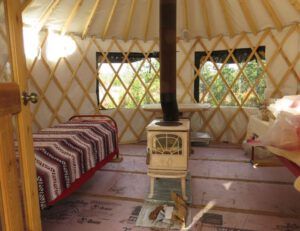 yurt interior (The Yurt)