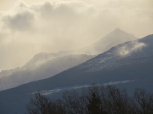 15 blowing snow (Winter Comes to Ginty Creek)
