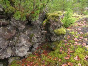 2 b edge of lava (Highway 16 Book Tour – Nisga’a Lava beds.)