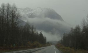 2 rain after Hazelton W (Highway 16 Book Tour – Prince Rupert)