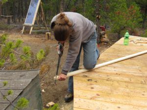 3 linda sawing (Why I Am Too Busy to Post)