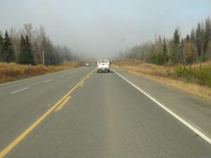 4 fog (Highway 16 Book Tour – Heading North)