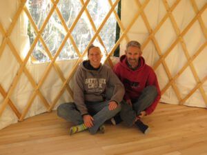 5 yurt floor done (Why I Am Too Busy to Post)