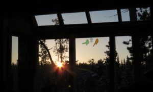 sunrise bay window (Solstice Greetings 2015)