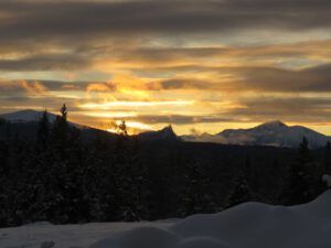 sunset left of FP (Solstice Greetings 2015)