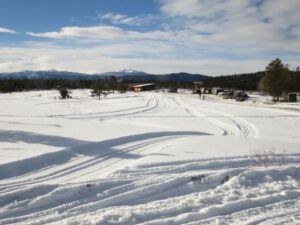 1 bit of sun (Tatla Lake Winter Fun Party)