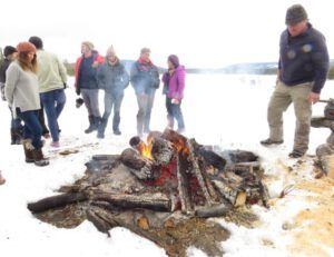 2 firepit (Tatla Lake Winter Fun Party)