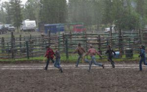 10 wild cow milking (79th Stampede, Anahim Lake)