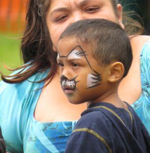 11 face paint 1 (Bella Coola Music Festival)