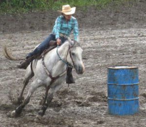 16 barrel racing mudbath 2 (79th Stampede, Anahim Lake)