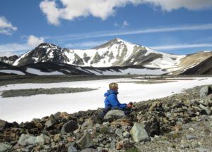 20 lauren near lake (Perkins Peak Part One)