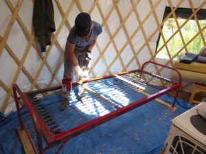 3 painting beds (After the Solstice)