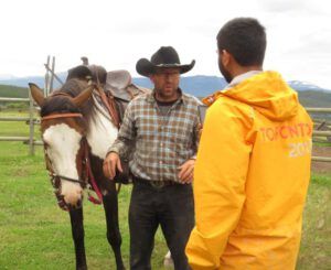 8 christoff explaining (Sanjey’s Ride)