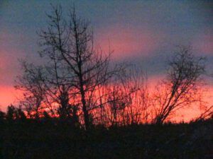 1-storm-warning (Snow at Ginty Creek.)