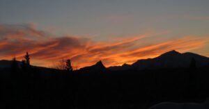 8 sunset (New Year at Ginty Creek)