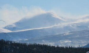 7 blowing snow (February at Ginty Creek)