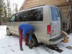 30 flat tire (The Geese Have Landed)