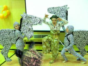 zebra and serina (The Lion King)