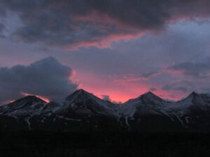 19 sunset or sunrise (Yukon Journey – Chilkat Pass.)