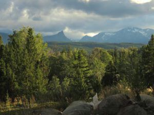 4 finger peak and cloud (Kleena Kleene Fire Part Three)