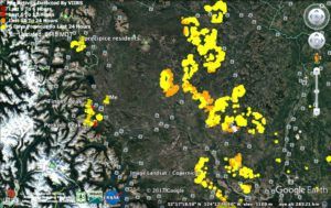 19b all fires 12th Aug night (Wind)