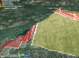 finger peak from E (The Fire Dragon)
