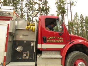 x logan lake fire truck (Fire Explosion Aftermath)