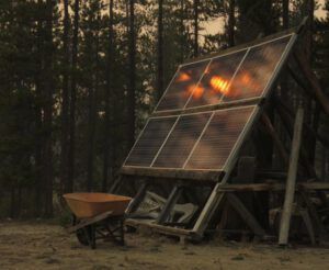 5 smoke afternoon – solar panels (Smoky September)