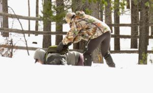 13 faceplant (February at Ginty Creek)