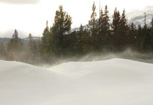 27 blowing snow (February at Ginty Creek)