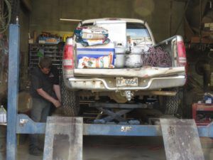 14 new tires. (The Greening of Ginty Creek)