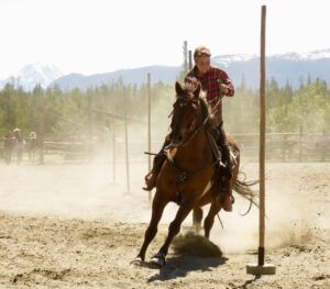 15 pole bending 3 (Tatla Lake Gymkhana 2018)