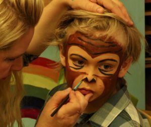 18 monkey face makeup (Jungle Book)