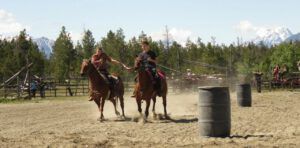 3 ribbon race 1 (Tatla Lake Gymkhana 2018)