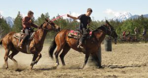 4 ribbon race 4 (Tatla Lake Gymkhana 2018)