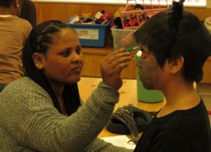 hussna helping makeup (Jungle Book)