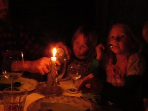 16 kids (Mother Nature’s Christmas Lights)